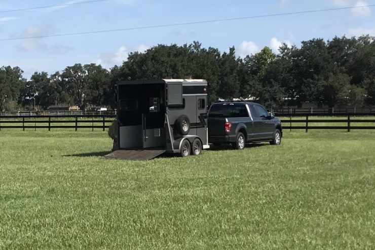 Don T Judge Me By My Rusty Horse Trailer Heels Down Mag   Trailer  740x493 